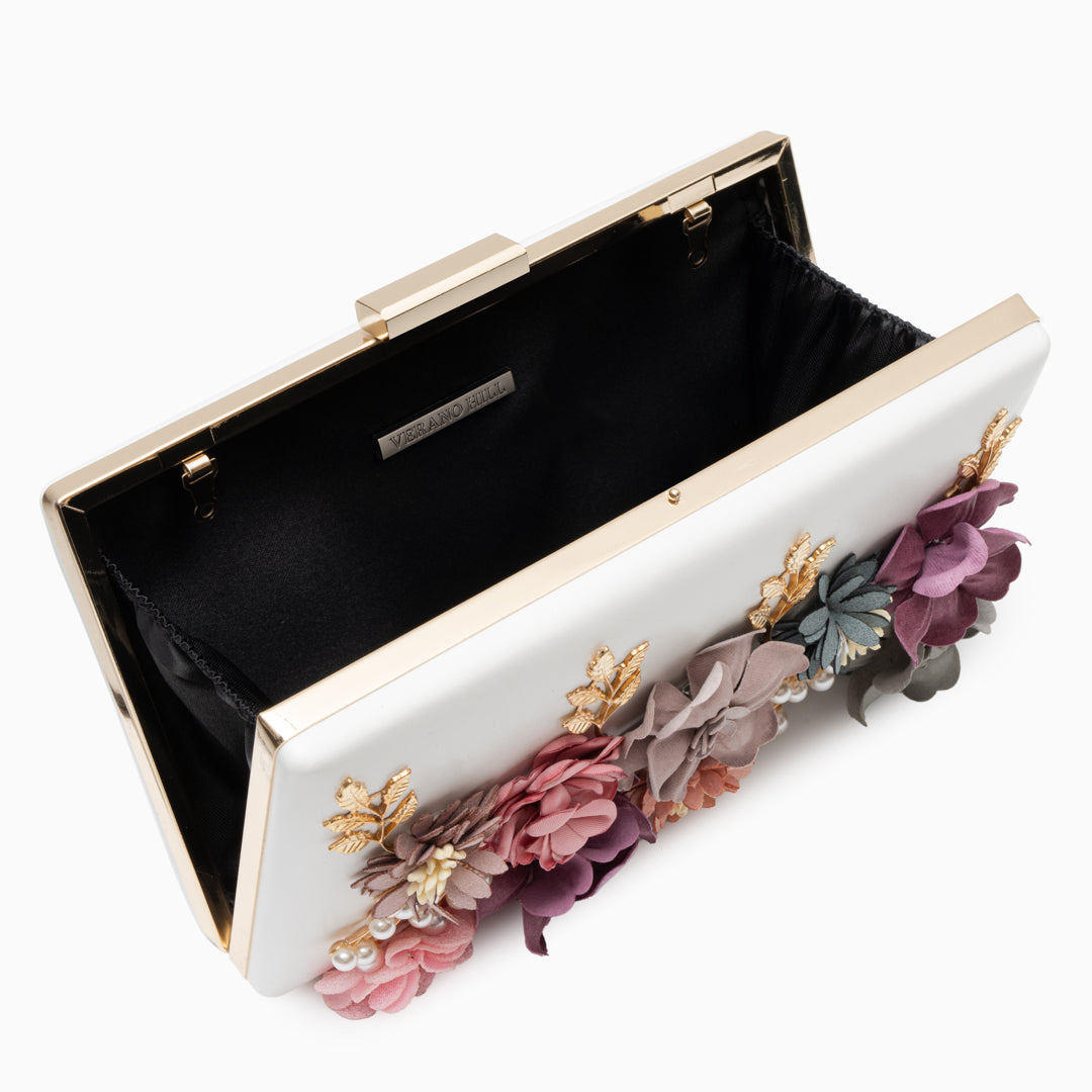 Juliet Flower Clutch Bag