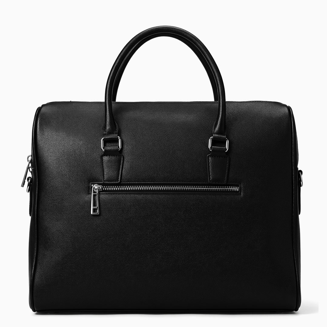 Grained Genuine Leather Briefcase