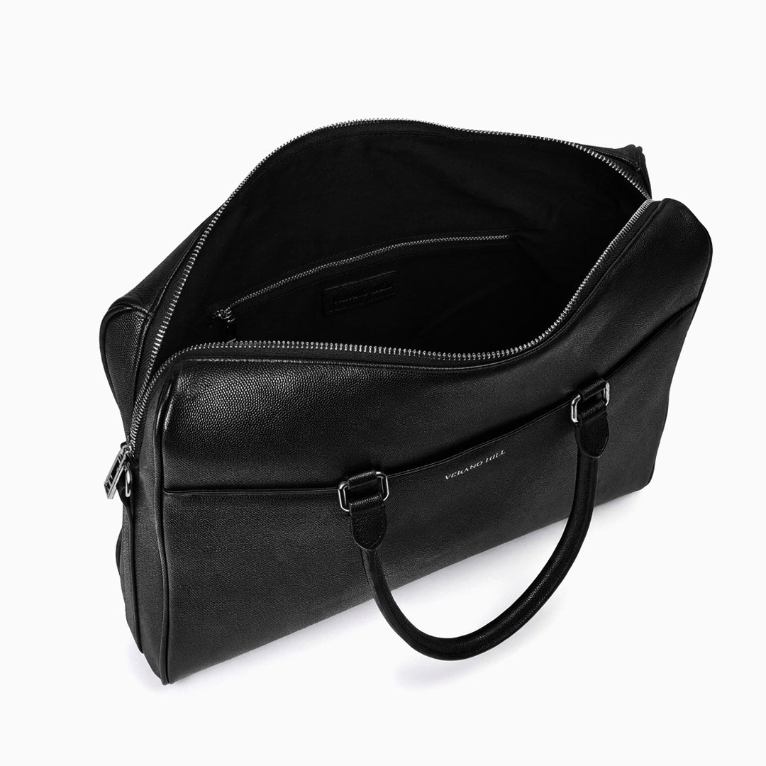 Grained Genuine Leather Briefcase