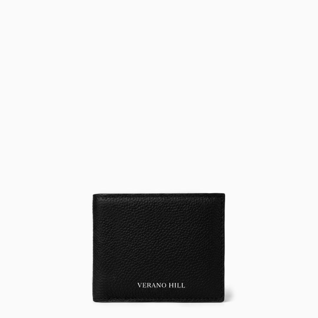 Pebbled Genuine Leather Bifold Wallet