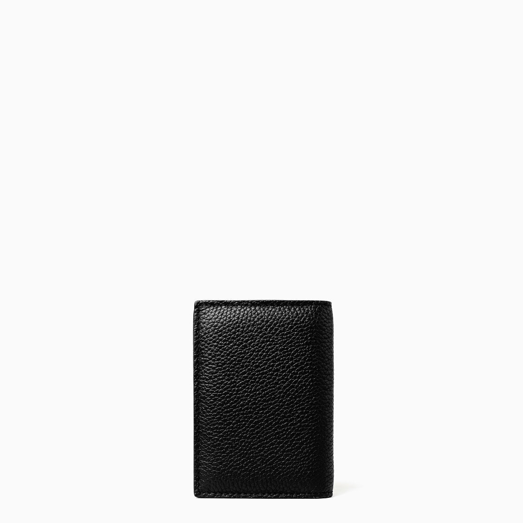 Pebbled Genuine Leather Card Holder