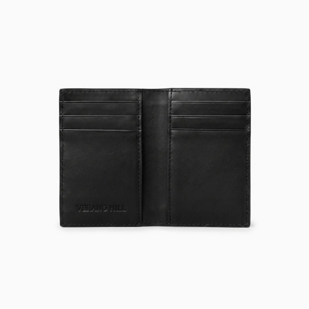 Croc-Embossed Genuine Leather Cardholder