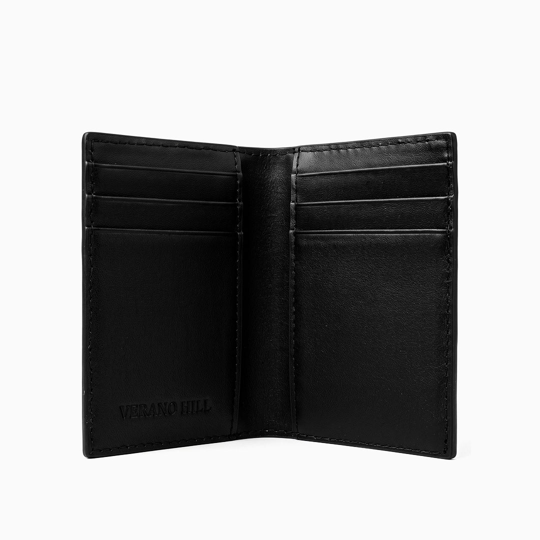 Pebbled Genuine Leather Card Holder